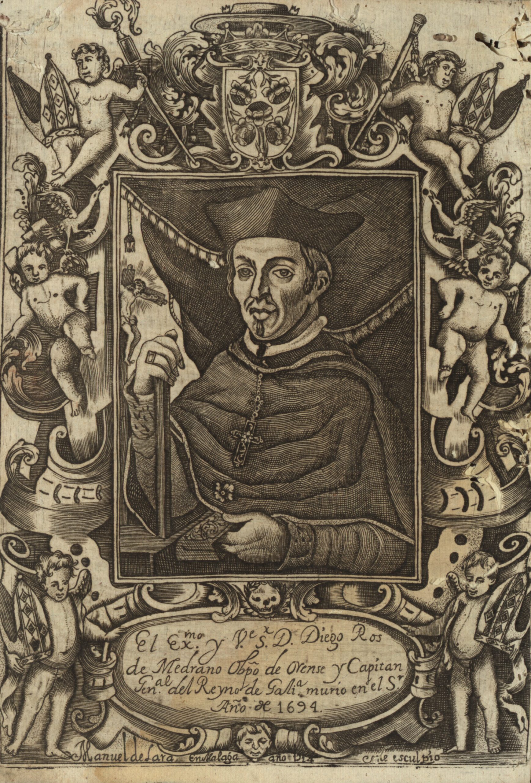 Retrato del obispo de Orense don Diego Ros de Medrano