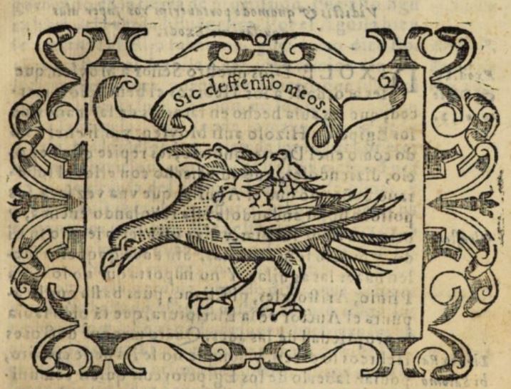 Sic deffensso meos (Empresa 11, Libro I).