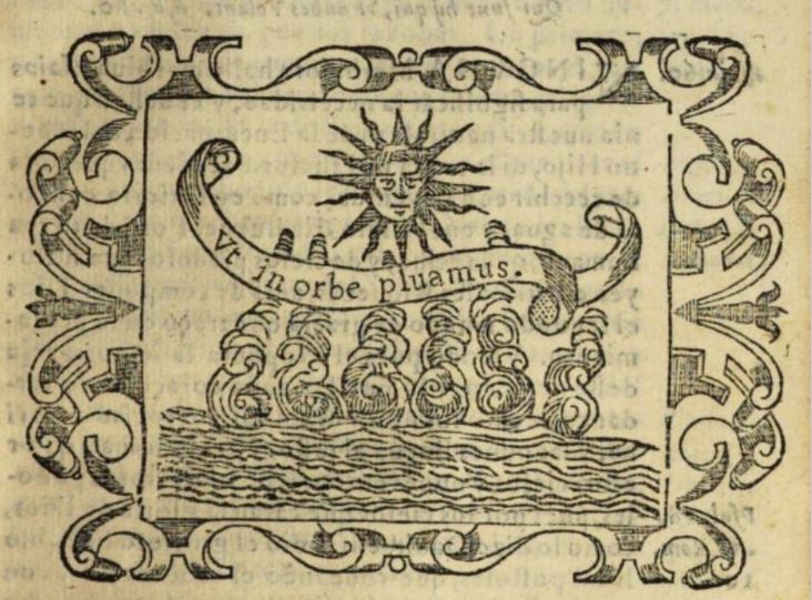 Ut in orbe pluamus (Empresa 14, Libro I).
