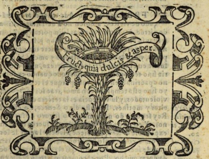 Fructus quia dulcis et asper (Empresa 31, Libro I).