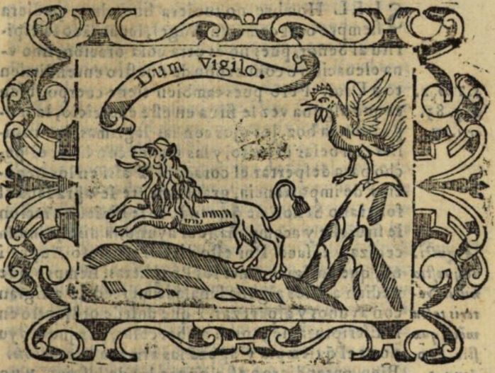 Dum vigilo (Empresa 38, Libro I).