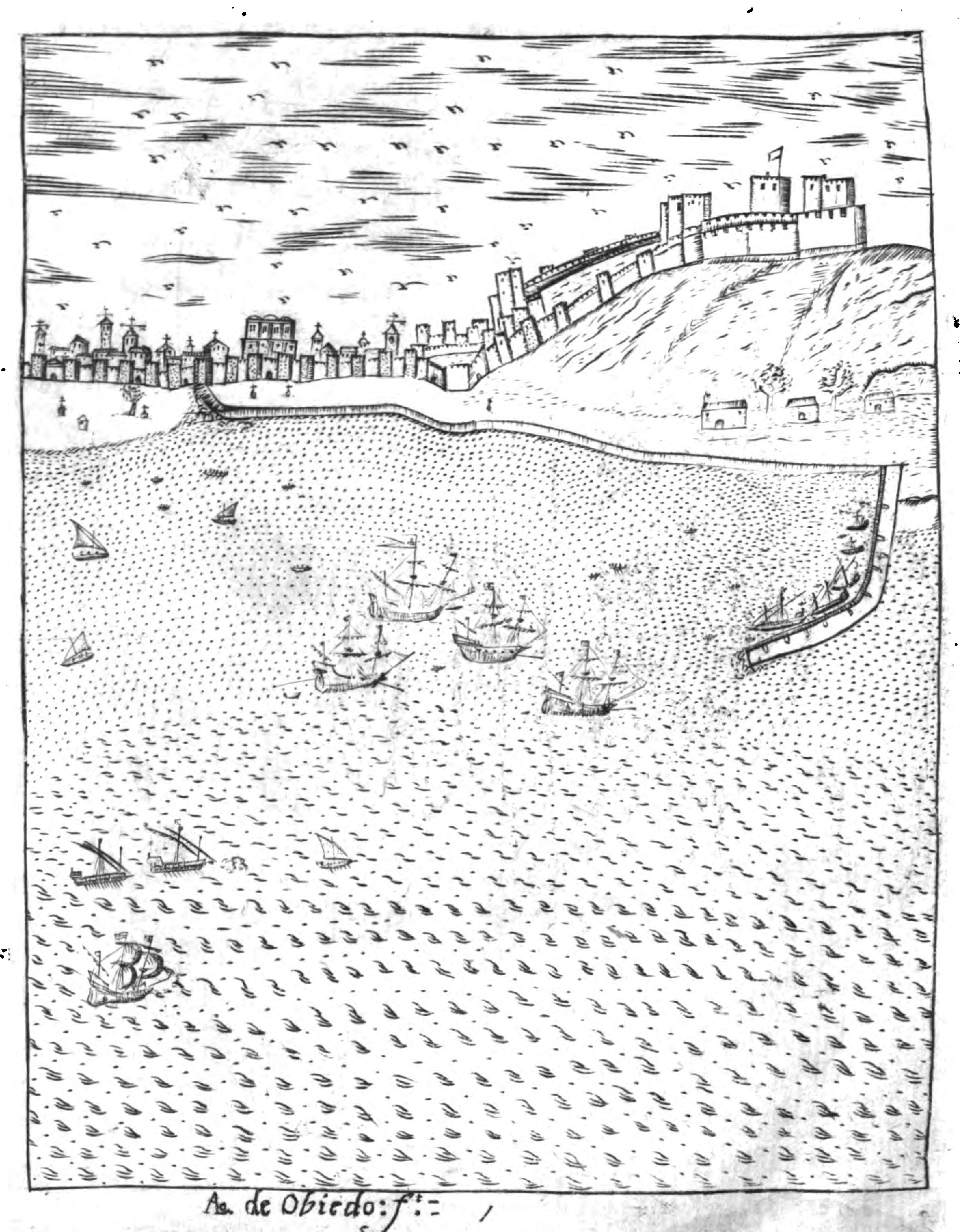 Vista de Málaga desde el mar