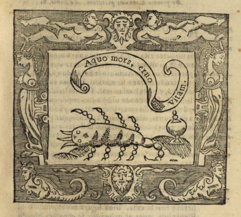 A quo mors, eruo vitam (Empresa 9, Libro I).