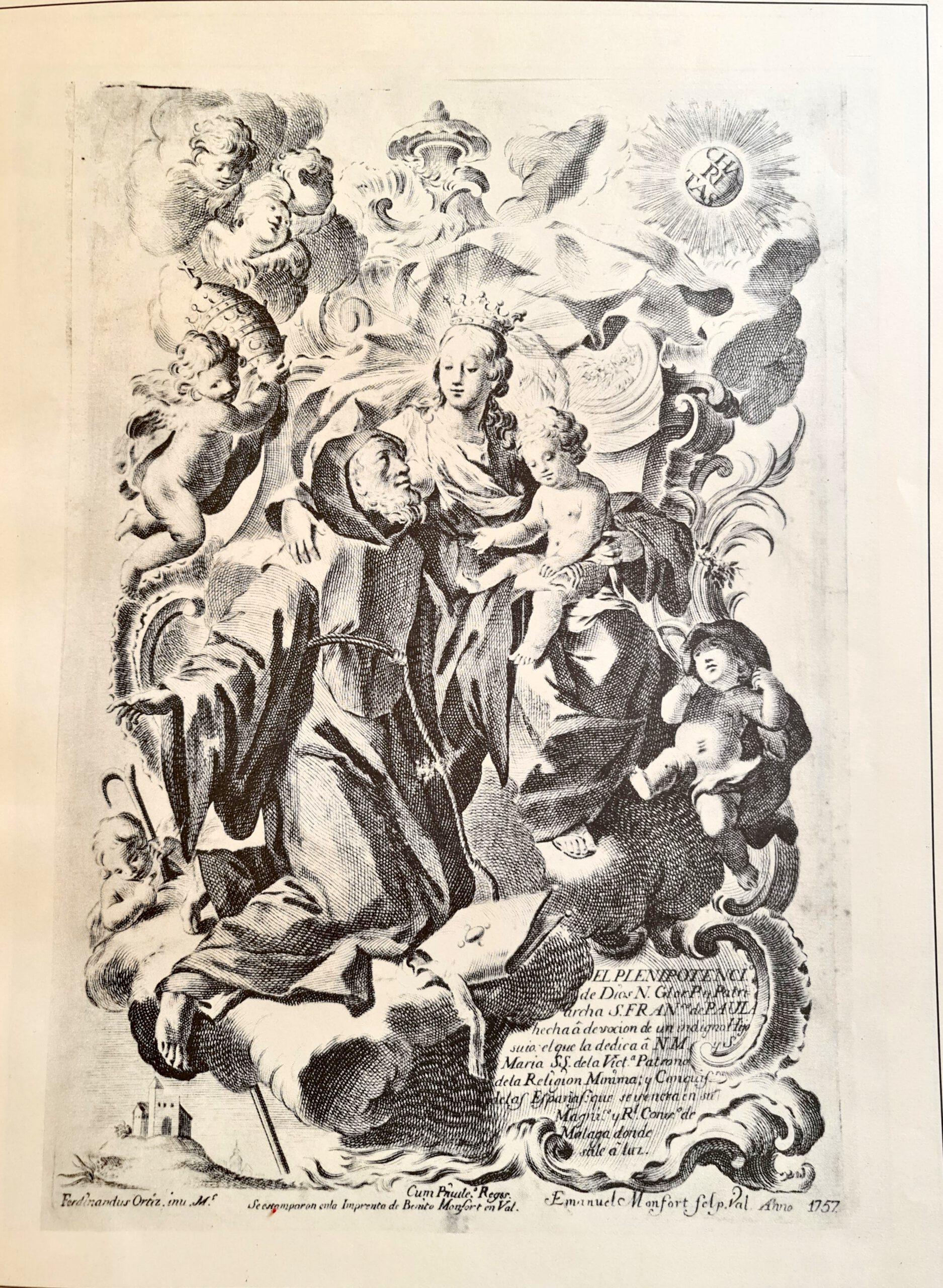 Aparición de la Virgen de la Victoria a san Francisco de Paula