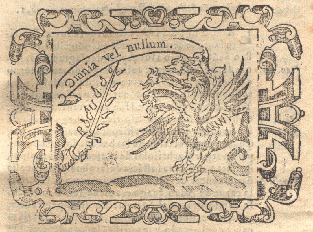 Omnia vel nullum (Empresa 45, Libro I)