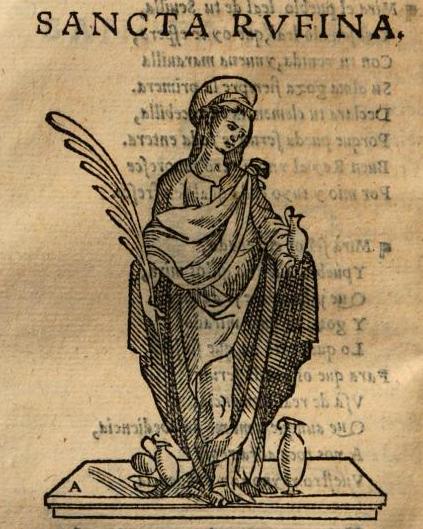 Santa Rufina. Visita de Felipe II a Sevilla, 1570.